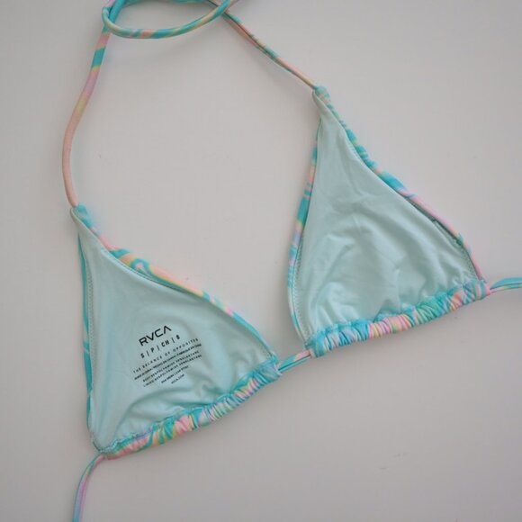 RVCA Psychee Seamed Triangle Bikini Top | S - Picture 6 of 6